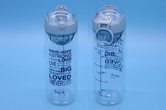 Motivational Water Bottle - Blue